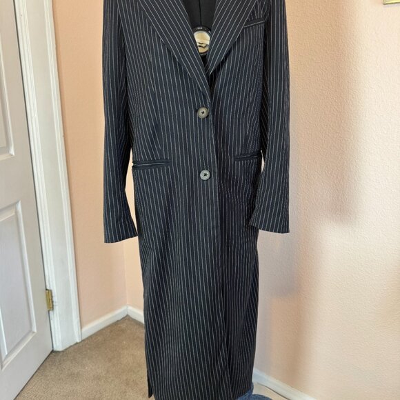 Free People Hailey Longline Duster | BLACK | S - Picture 3 of 9